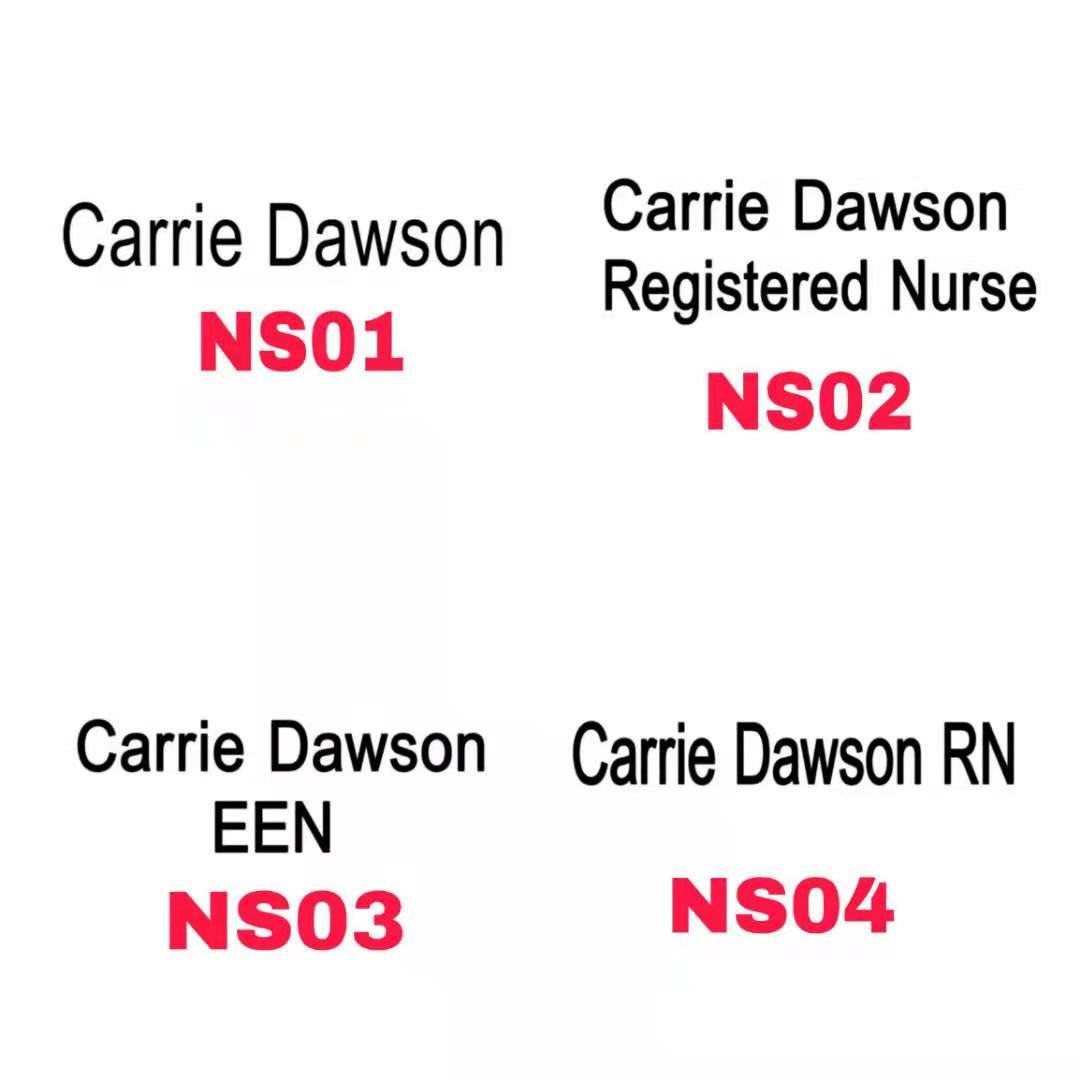 Any Name & Signature Flash Stamp self inking Registered Nurse RN EN EEN Doctor